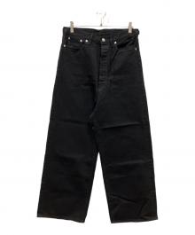 Great Land（グレートランド）の古着「ORIGINAL LOGAN BLACK DENIM PANT ONE WASH」｜ブラック