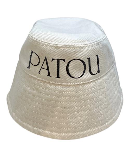 patou（パトゥ）Patou (パトゥ) バケットハット ホワイト サイズ:M~Lの古着・服飾アイテム