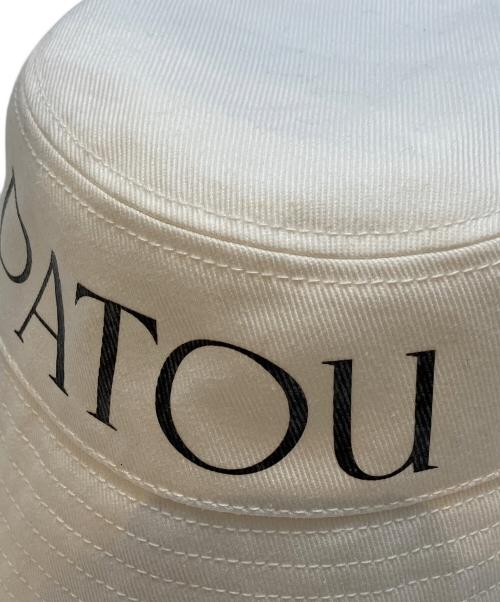 patou（パトゥ）Patou (パトゥ) バケットハット ホワイト サイズ:M~Lの古着・服飾アイテム