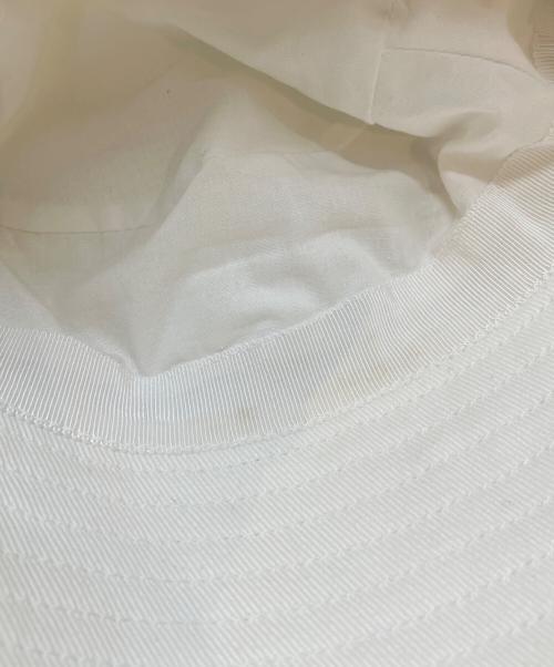 patou（パトゥ）Patou (パトゥ) バケットハット ホワイト サイズ:M~Lの古着・服飾アイテム
