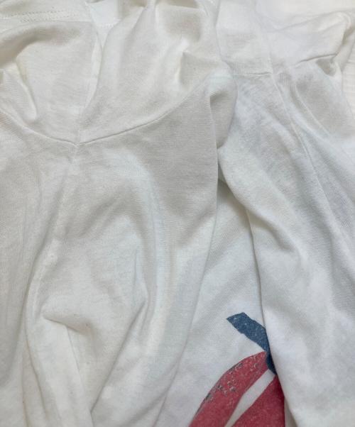 Saint Laurent Paris（サンローランパリ）Saint Laurent Paris (サンローランパリ) 17SS/SMOKING LIP TEE ホワイト サイズ:XSの古着・服飾アイテム