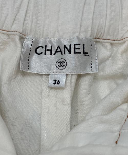 CHANEL（シャネル）CHANEL (シャネル) ココマークショートパンツ ホワイト サイズ:36の古着・服飾アイテム