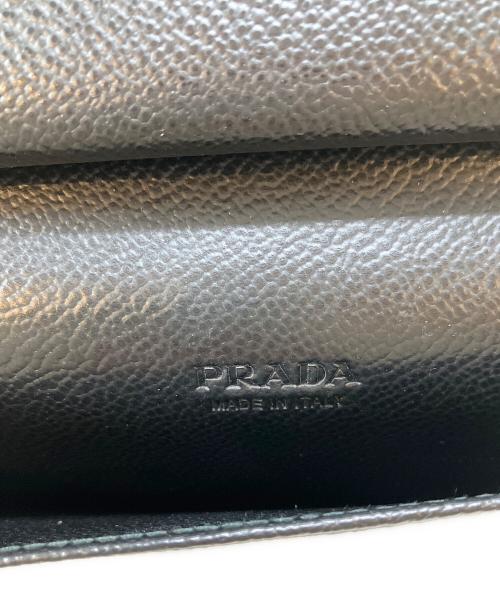 PRADA（プラダ）PRADA (プラダ) サフィアーノラウンドファスナーオーガナイザー ブラウンの古着・服飾アイテム