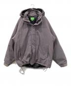 HUFハフ）の古着「STANDARD PUFFER JACKET」｜グレー