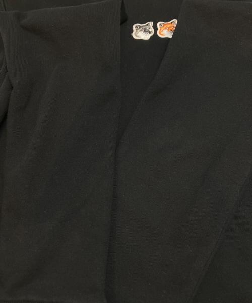 maison kitsune（メゾンキツネ）MAISON KITSUNE (メゾンキツネ) スウェット ブラック サイズ:Sの古着・服飾アイテム