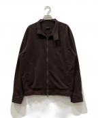 ARTISANアルチザン）の古着「コットンリネン ストレッチツイルブルゾン」｜ブラウン