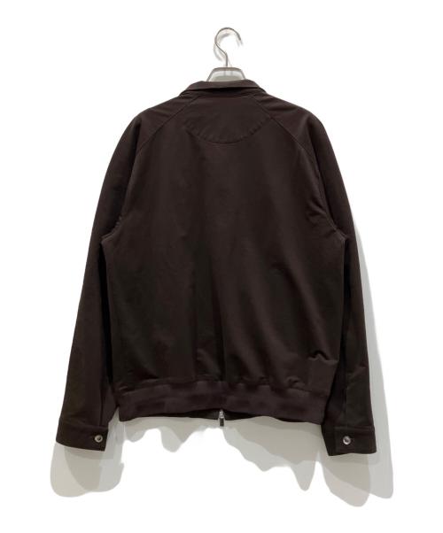ARTISAN（アルチザン）ARTISAN (アルチザン) コットンリネン ストレッチツイルブルゾン ブラウン サイズ:Ⅼの古着・服飾アイテム
