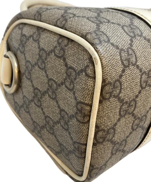 GUCCI（グッチ）GUCCI (グッチ) GGクリスタル ミニボストンバッグ ベージュ サイズ:表記なしの古着・服飾アイテム