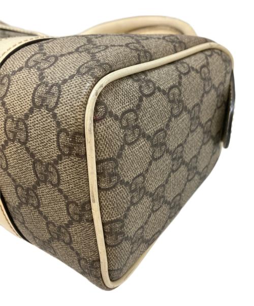 GUCCI（グッチ）GUCCI (グッチ) GGクリスタル ミニボストンバッグ ベージュ サイズ:表記なしの古着・服飾アイテム