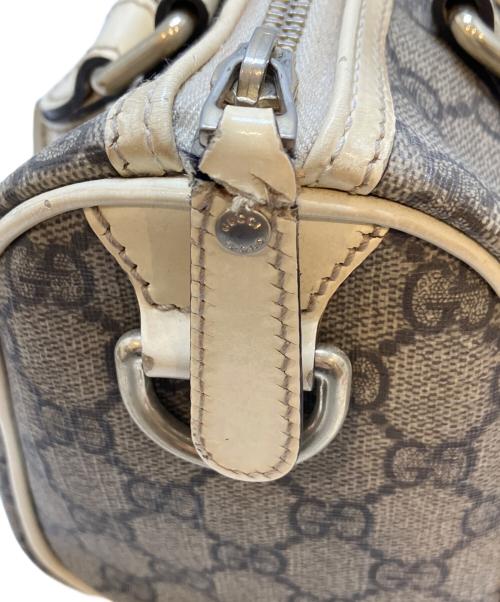 GUCCI（グッチ）GUCCI (グッチ) GGクリスタル ミニボストンバッグ ベージュ サイズ:表記なしの古着・服飾アイテム