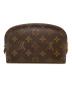 LOUIS VUITTON (ルイ ヴィトン) コスメポーチ ブラウン サイズ:表記なし：25000円
