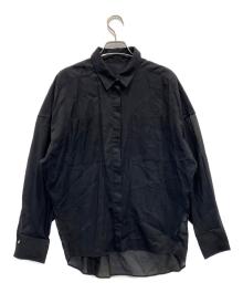 SOEJU（ソージュ）の古着「オーガニックコットンシアーシャツ」｜ブラック