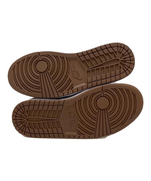 NIKE（ナイキ）NIKE (ナイキ) WMNS AIR JORDAN 1 Low Cacao Wow/White ブラウン×ホワイト サイズ:27CM 未使用品の古着・服飾アイテム