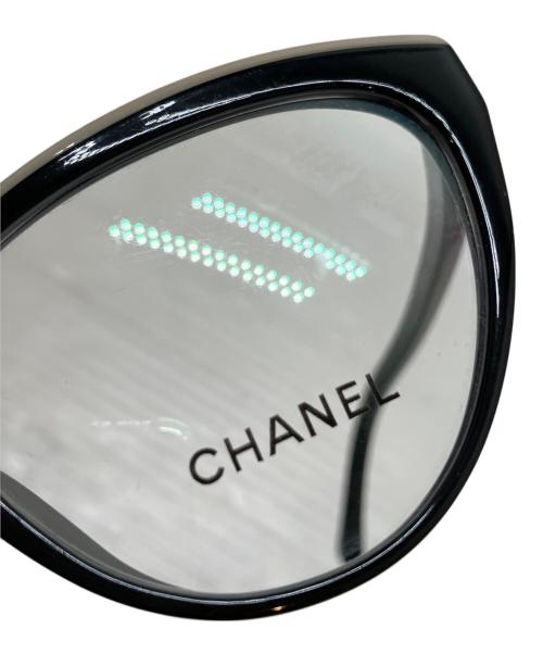 CHANEL（シャネル）CHANEL (シャネル) キャッツアイ型眼鏡 ブラック サイズ:52□16 140の古着・服飾アイテム
