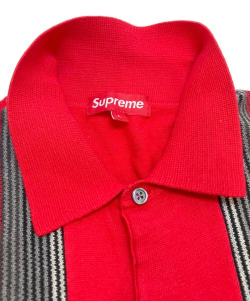 SUPREME（シュプリーム）Supreme (シュプリーム) 13SS S/S Polo Sweater レッド サイズ:Ⅼの古着・服飾アイテム