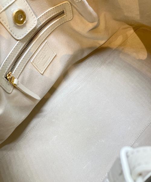 elleme（エレメ）elleme (エレメ) ディンプルトート アイボリー サイズ:表記なしの古着・服飾アイテム