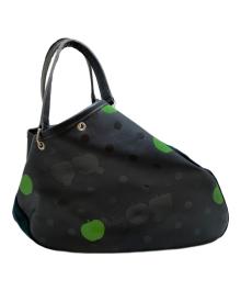 THE BEATLES×COMME des GARCONS（ビートルズ×コムデギャルソン）の古着「アップルドット柄ボートバッグ」｜ブラック