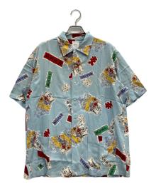 KARL HELMUT（カールヘルム）の古着「オープンカラーシャツ」｜ブルー