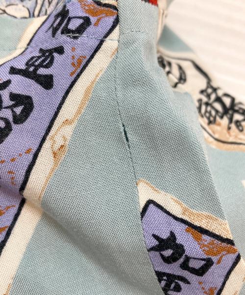 KARL HELMUT（カールヘルム）Karl Helmut (カールヘルム) オープンカラーシャツ ブルー サイズ:Mの古着・服飾アイテム