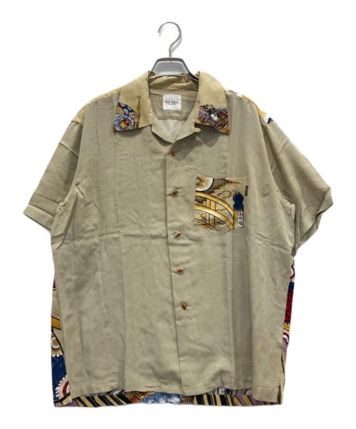 KARL HELMUT（カールヘルム）KARL HELMUT (カールヘルム) オープンカラーシャツ ベージュ サイズ:Mの古着・服飾アイテム