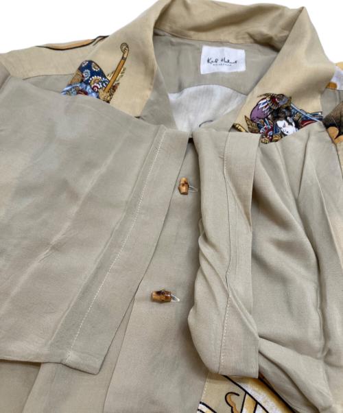 KARL HELMUT（カールヘルム）KARL HELMUT (カールヘルム) オープンカラーシャツ ベージュ サイズ:Mの古着・服飾アイテム