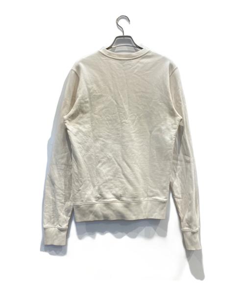 maison kitsune（メゾンキツネ）MAISON KITSUNE (メゾンキツネ) FOX CAFE KITSUNE CLASSIC SWEATSHIRT ベージュ サイズ:XSの古着・服飾アイテム