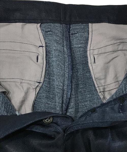 SCHEME WARRIORS（スキームウォリアーズ）SCHEME WARRIORS (スキームウォリアーズ) タックサテンパンツ ネイビー サイズ:表記無しの古着・服飾アイテム