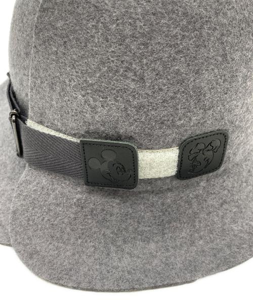 kijima takayuki（キジマタカユキ）kijima takayuki (キジマタカユキ) DISNEY (ディズニー) コラボフェルトハット グレー サイズ:Fの古着・服飾アイテム