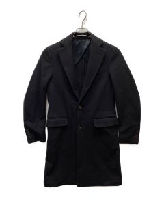 カンタレリ カシミヤウール チェスターコート ブラック CANTARELLI