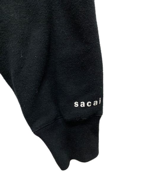 sacai（サカイ）sacai (サカイ) Bar Italia Hoodie ブラック サイズ:Sの古着・服飾アイテム