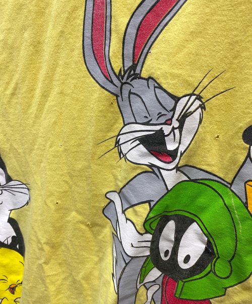 SUN SPORTSWEAR（-）SUN SPORTSWEAR (-) 両面プリントTシャツ イエロー サイズ:Lの古着・服飾アイテム