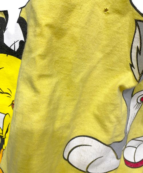 SUN SPORTSWEAR（-）SUN SPORTSWEAR (-) 両面プリントTシャツ イエロー サイズ:Lの古着・服飾アイテム