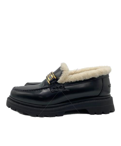 Christian Dior（クリスチャン ディオール）Christian Dior (クリスチャン ディオール) CODE LOAFERS ブラック サイズ:35 1/2の古着・服飾アイテム