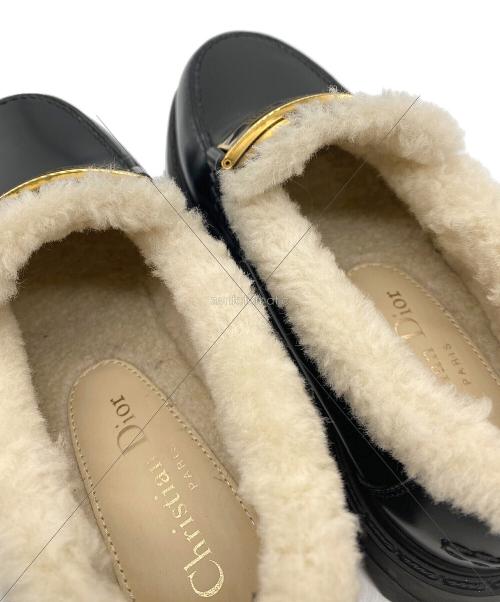 Christian Dior（クリスチャン ディオール）Christian Dior (クリスチャン ディオール) CODE LOAFERS ブラック サイズ:35 1/2の古着・服飾アイテム
