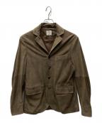 EMMETIエンメティ）の古着「RICHARDスウェードジャケット」｜ブラウン