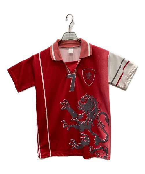 NO BRAND（ノーブランド）NO BRAND (ノーブランド) ゲームシャツ レッド サイズ:Sの古着・服飾アイテム