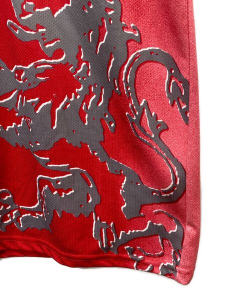 NO BRAND（ノーブランド）NO BRAND (ノーブランド) ゲームシャツ レッド サイズ:Sの古着・服飾アイテム