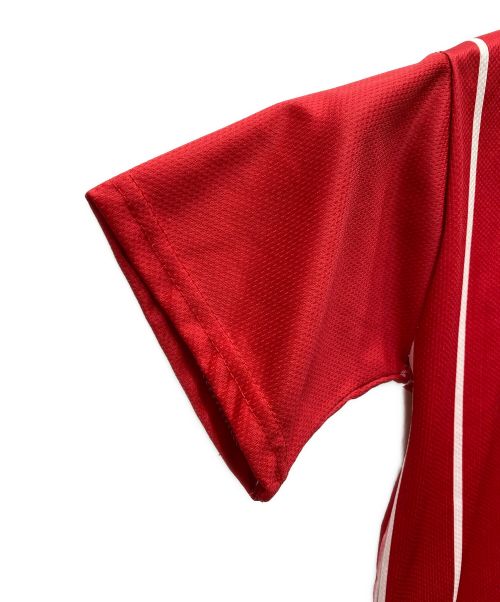 NO BRAND（ノーブランド）NO BRAND (ノーブランド) ゲームシャツ レッド サイズ:Sの古着・服飾アイテム