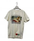 HERON PRESTON×SAMI MIRO VINTAGEヘロンプレストン×サミミロヴィンテージ）の古着「Grahpic Crewneck Tee」｜アイボリー