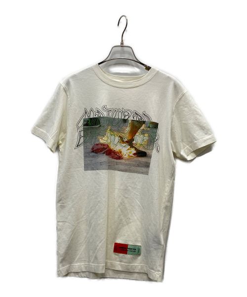 HERON PRESTON（ヘロンプレストン）HERON PRESTON (ヘロンプレストン) SAMI MIRO VINTAGE (サミミロヴィンテージ) Grahpic Crewneck Tee アイボリー サイズ:XS 未使用品の古着・服飾アイテム