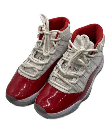 中古・古着通販】NIKE (ナイキ) AIR JORDAN 11 RETRO レッド×ホワイト