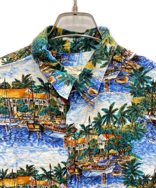 reyn spooner（レイン スプナー）reyn spooner (レイン スプナー) アロハシャツ ブルー サイズ:Mの古着・服飾アイテム