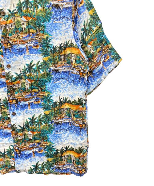 reyn spooner（レイン スプナー）reyn spooner (レイン スプナー) アロハシャツ ブルー サイズ:Mの古着・服飾アイテム