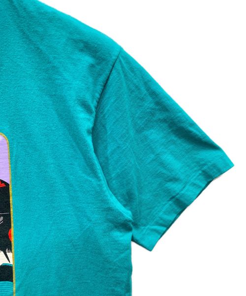 ONEITA（オニータ）ONEITA (オニータ) ヴィンテージ浮世絵Tシャツ ブルー サイズ:XLの古着・服飾アイテム