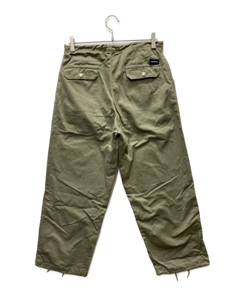 DESCENDANT（ディセンダント）DESCENDANT (ディセンダント) BUSH TWILL TROUSERS オリーブ サイズ:2の古着・服飾アイテム