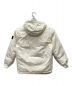STONE ISLAND (ストーンアイランド) OPAQUE NYLON TWILL DOWN JACKET ホワイト サイズ:L：43000円