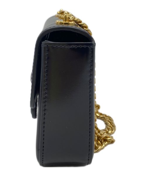 CELINE（セリーヌ）CELINE (セリーヌ) キュイル トリオンフ チェーン ショルダーバッグ ブラックの古着・服飾アイテム