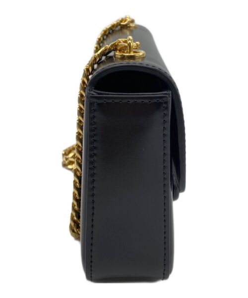 CELINE（セリーヌ）CELINE (セリーヌ) キュイル トリオンフ チェーン ショルダーバッグ ブラックの古着・服飾アイテム