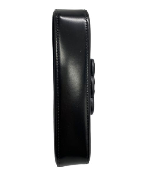 CELINE（セリーヌ）CELINE (セリーヌ) キュイル トリオンフ チェーン ショルダーバッグ ブラックの古着・服飾アイテム