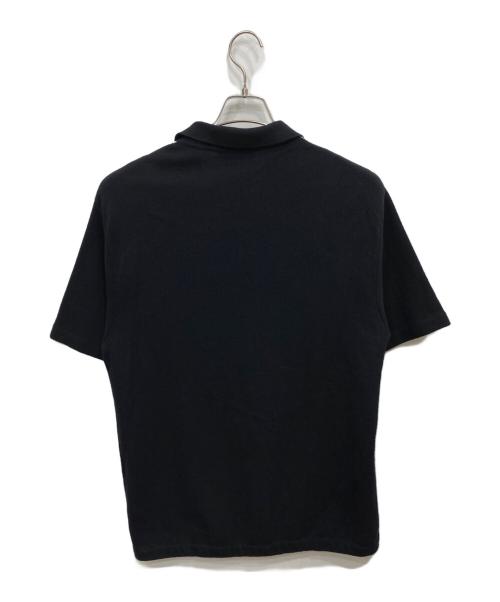 MONKEY TIME（モンキータイム）MONKEY TIME (モンキータイム) COTTON KNIT SSL SHIRT ブラック サイズ:Mの古着・服飾アイテム